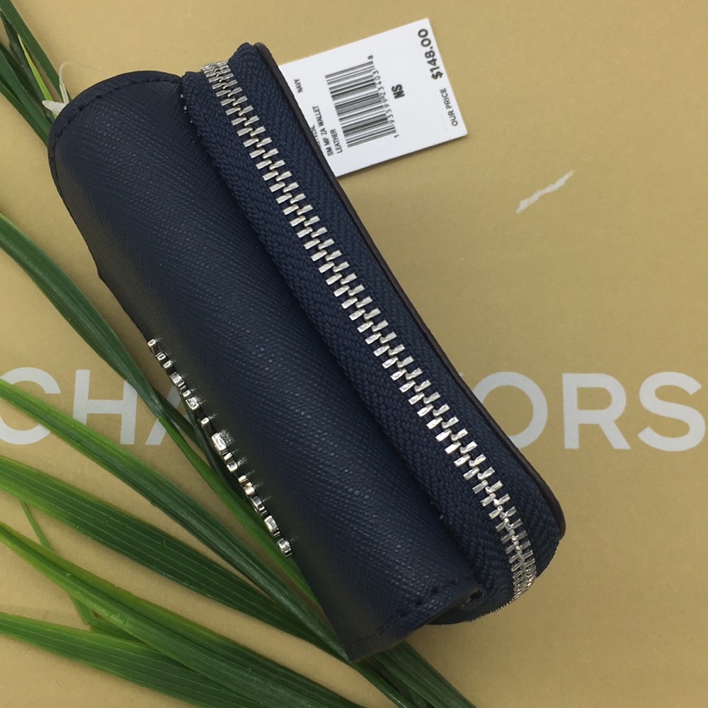 MICHAEL KORS SM MF ZA WALLET NAVY 35H9GTVZ5L - Picture 6 of 8